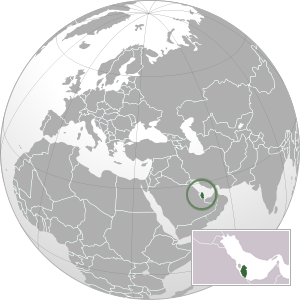 Катар на карте