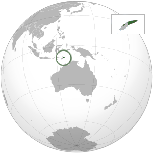 East Timor on map