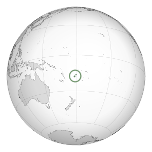Fiji on map