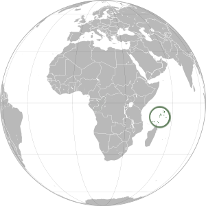 Seychelles on map