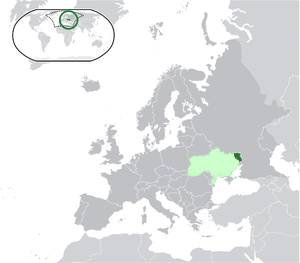 Луганская Народная Республика на карте
