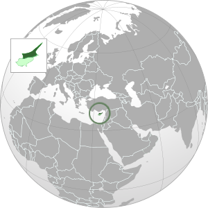 Турецкая Республика Северного Кипра на карте