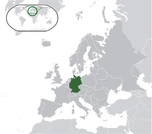 Germany on map