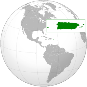 Пуэрто-Рико на карте