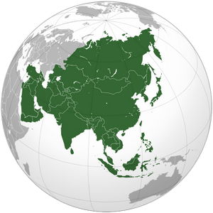 Азия на карте