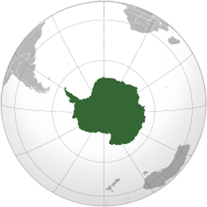 Антарктида на карте