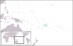 Американское Самоа на карте