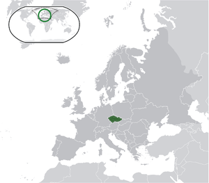 Чехия на карте