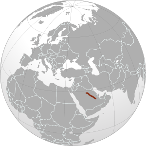 Дехна (Малый Нефуд) на карте