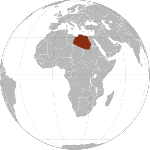 Ливийская на карте