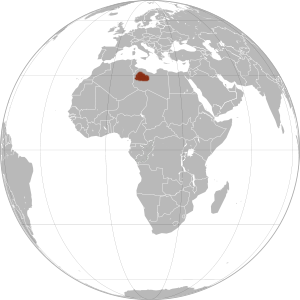Хамада-эль-Хамра на карте