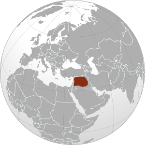 Сирийская на карте