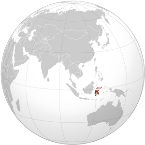 Сулавеси - остров на карте