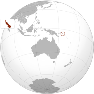 Бугенвиль - остров на карте