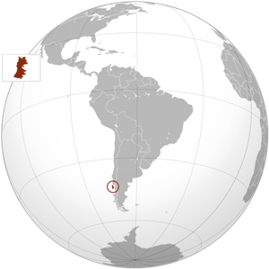 Чилоэ - остров на карте