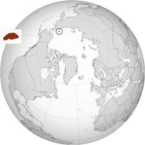 Врангеля - остров на карте
