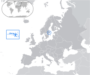 Меларен - озеро на карте