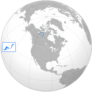 Маккей - озеро на карте