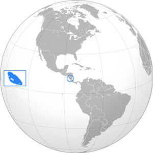 Никарагуа - озеро на карте