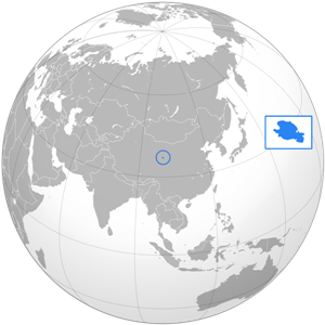 Кукунор (Цинхай) - озеро на карте