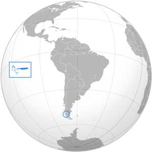 Архентино - озеро на карте