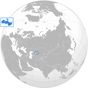 Малое Аральское море - озеро на карте