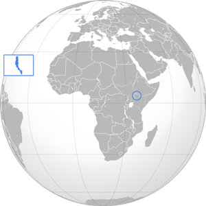Рудольф (Туркана) - озеро на карте