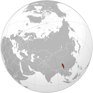 Сино-Тибетские горы (Хэндуаньшань) на карте