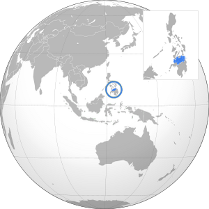 море Минданао на карте