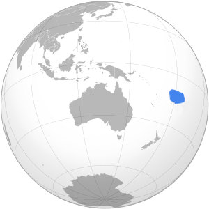 море Тувалу на карте