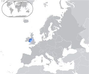 Ирландское море на карте