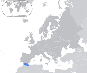 море Альборан на карте