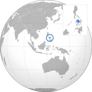 море Висаян на карте