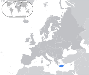 Критское море на карте