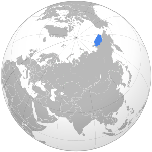 Восточно-Сибирское море на карте