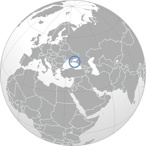Керченский на карте