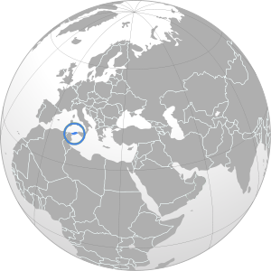 Сицилийский (Тунисский) на карте