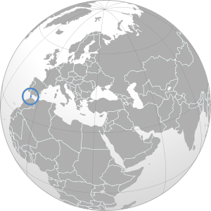 Гибралтарский на карте