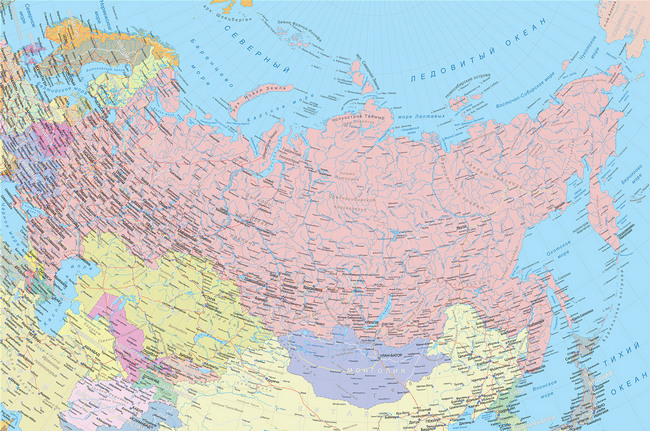 Россия - карта страны